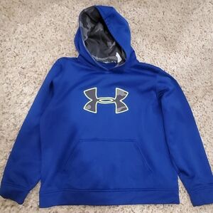 Under Armour Kids Royal Blue Hoodie with Logo